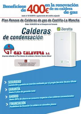 Benefíciese de 400€ en la renovación de su caldera de gas